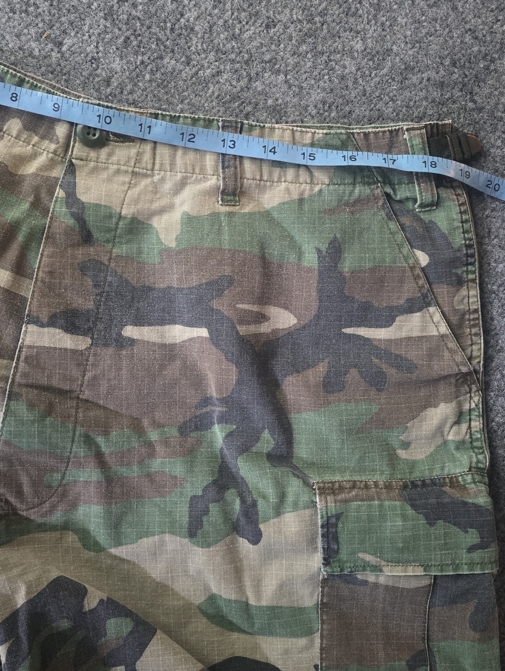 Army Fatigue Cargo Shorts Size 35in to 39in - Picture 5 of 7